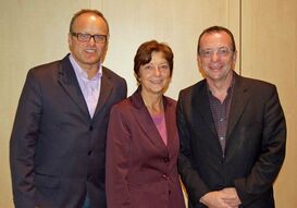 v.l.n.r.: Karl-Rainer Kopf, Elvira Drobinski-Weiß, Uwe Hengherr